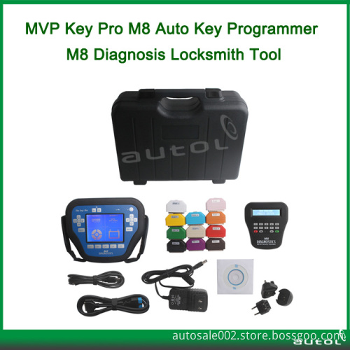 2013 New High-End Auto Key Programmer MVP Key PRO M8 Auto Key Programmer M8 Diagnosis Locksmith Tool (602013006)